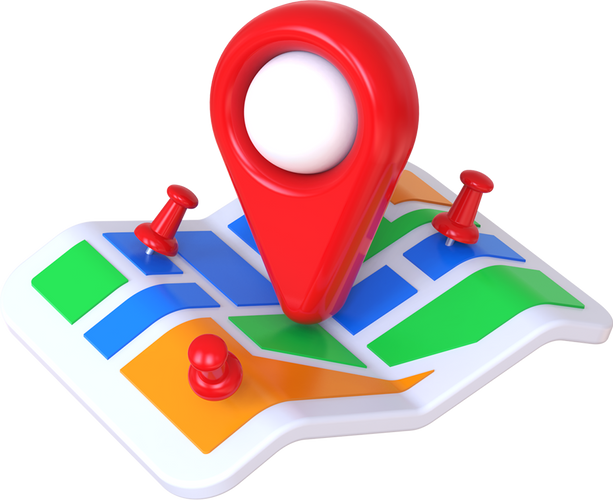 3D Map Pin Location