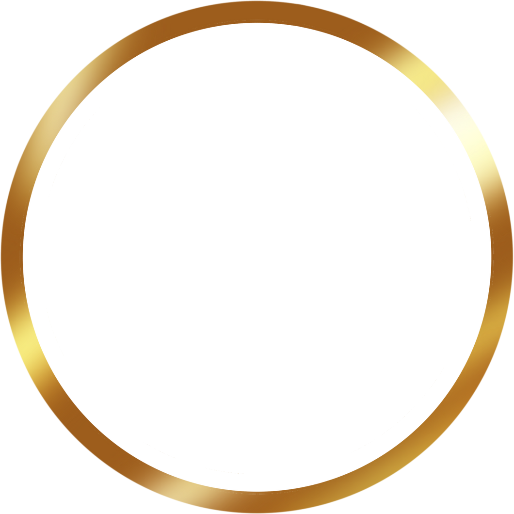 Gold Circle Shape